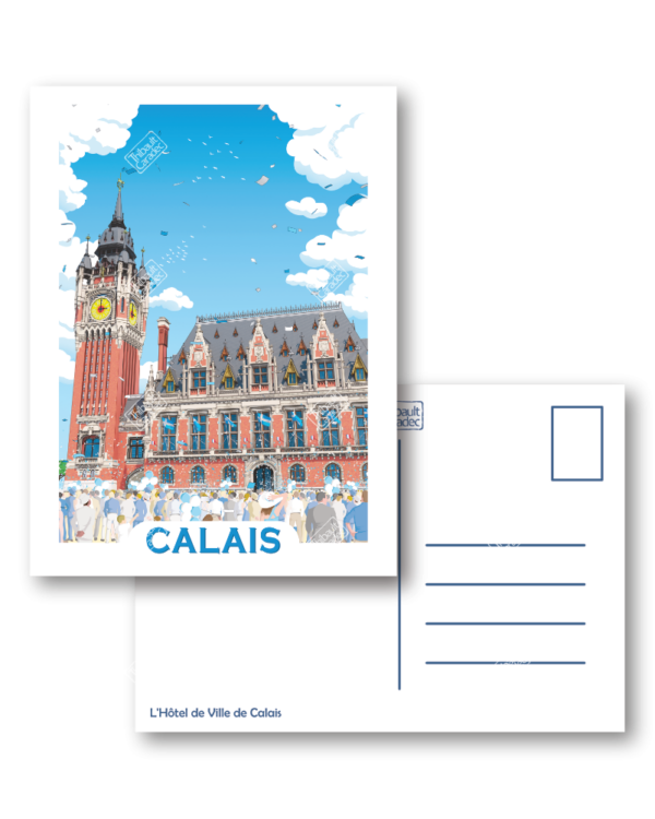 Carte Postale L’Hôtel de Ville de Calais
