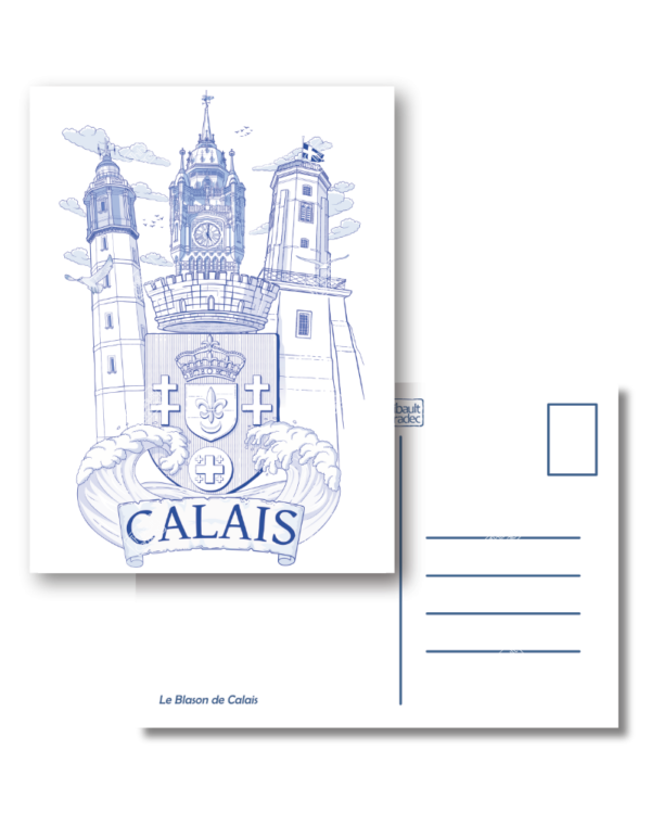 Carte Postale Le Blason de Calais