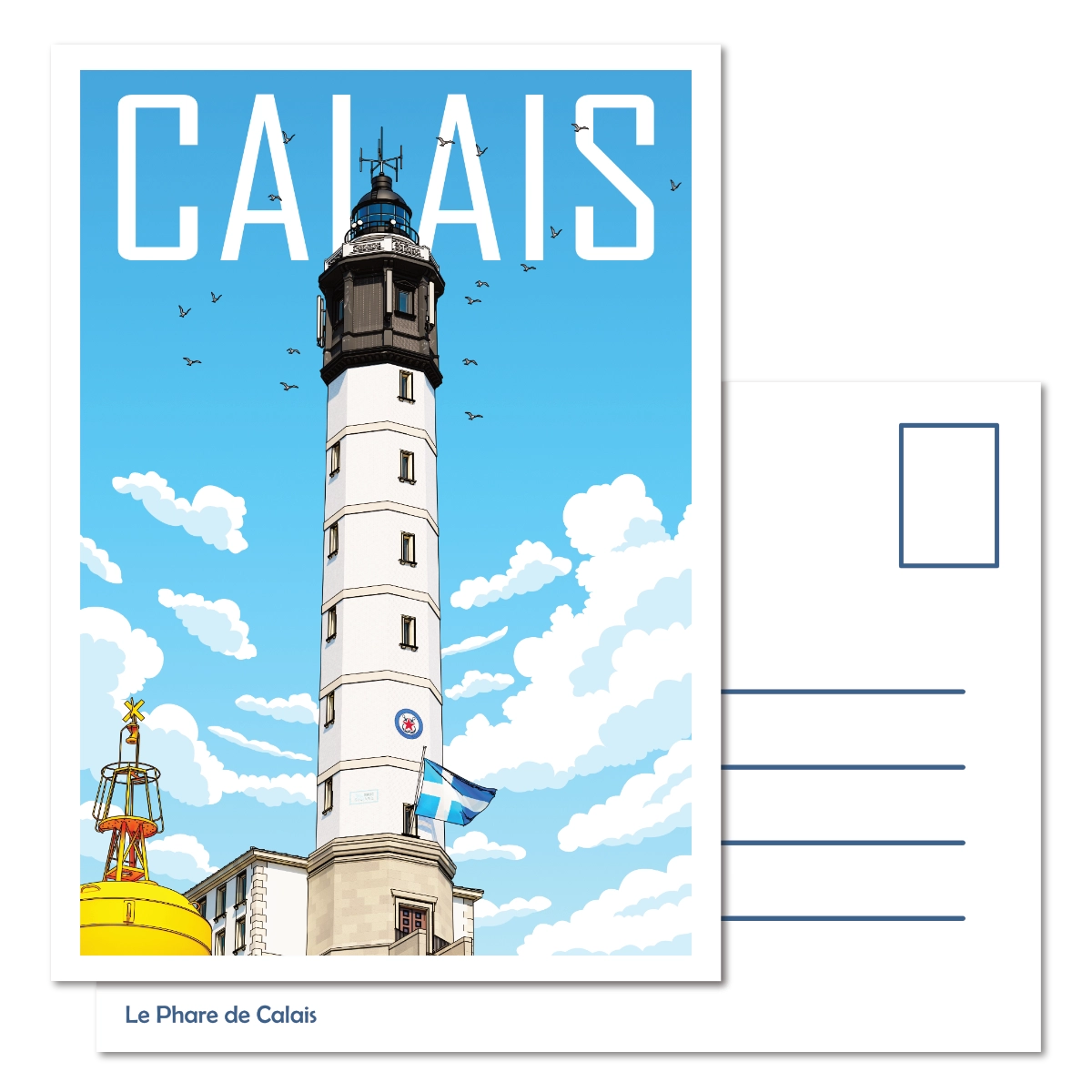 Carte Postale Le Phare de Calais