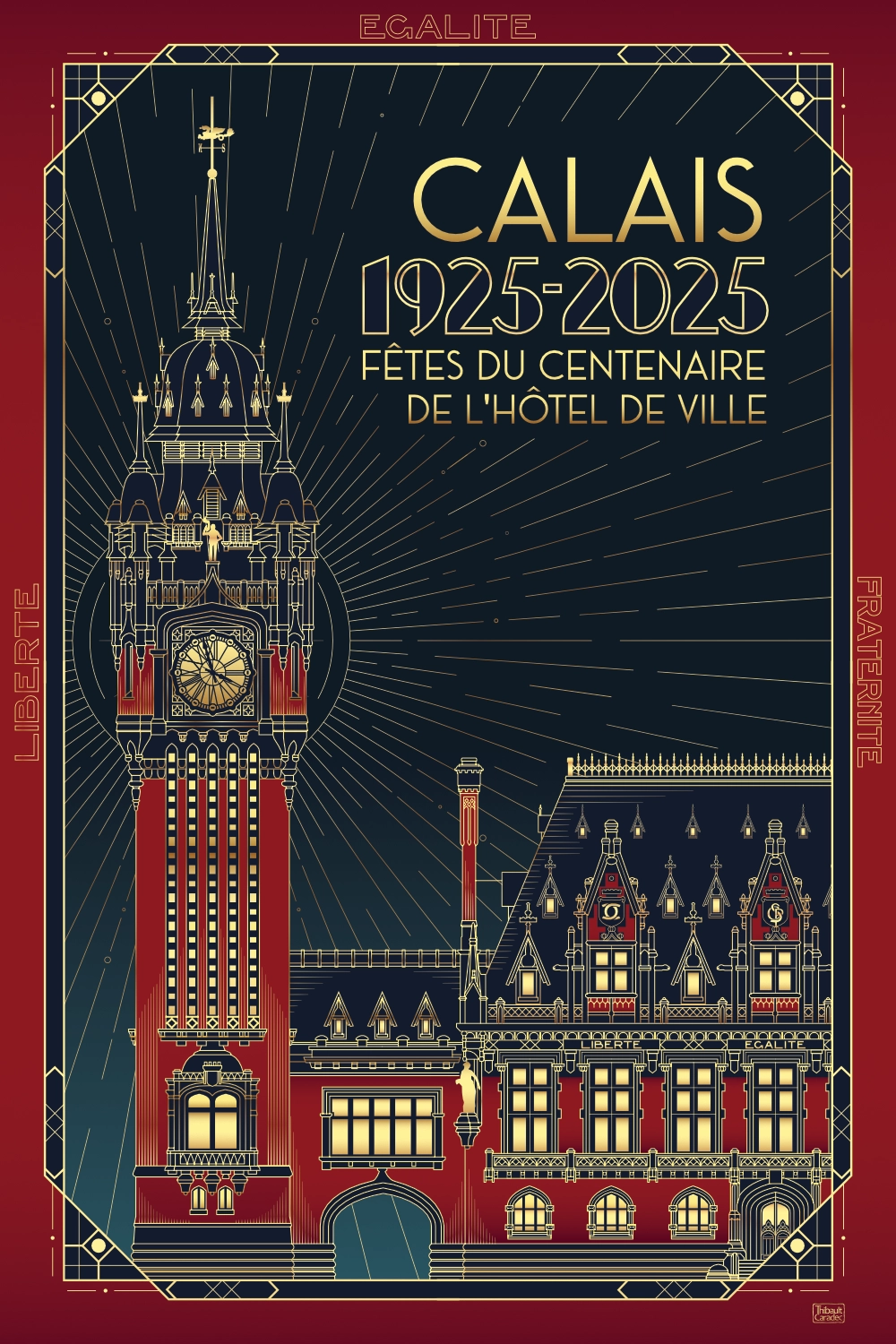 Affiche Centenaire Hôtel de Ville
