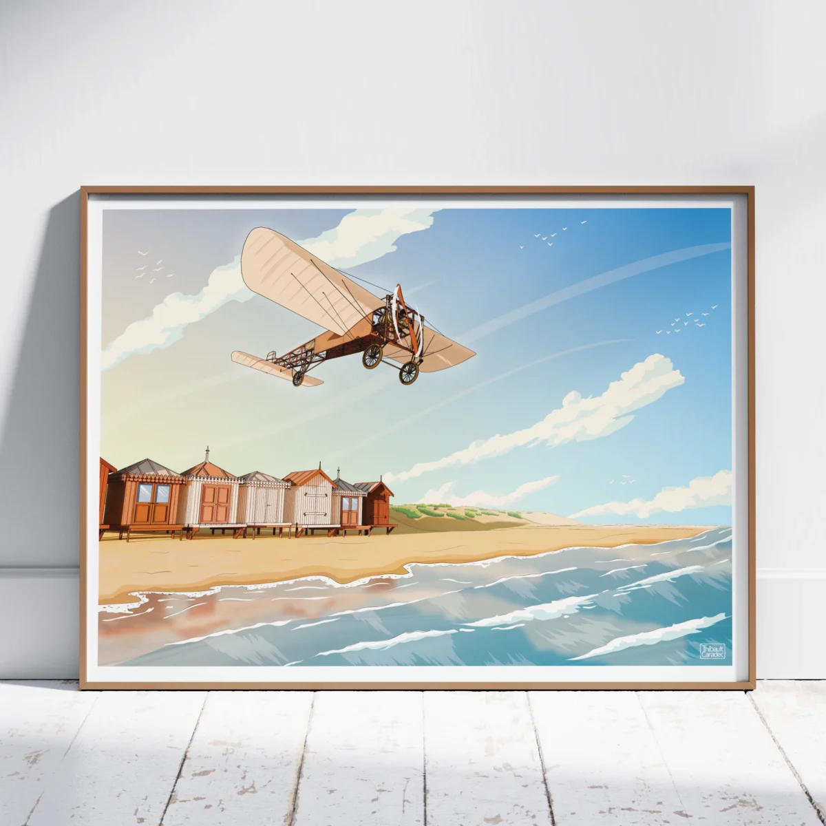 Affiche Blériot s'envole pour l'Angleterre