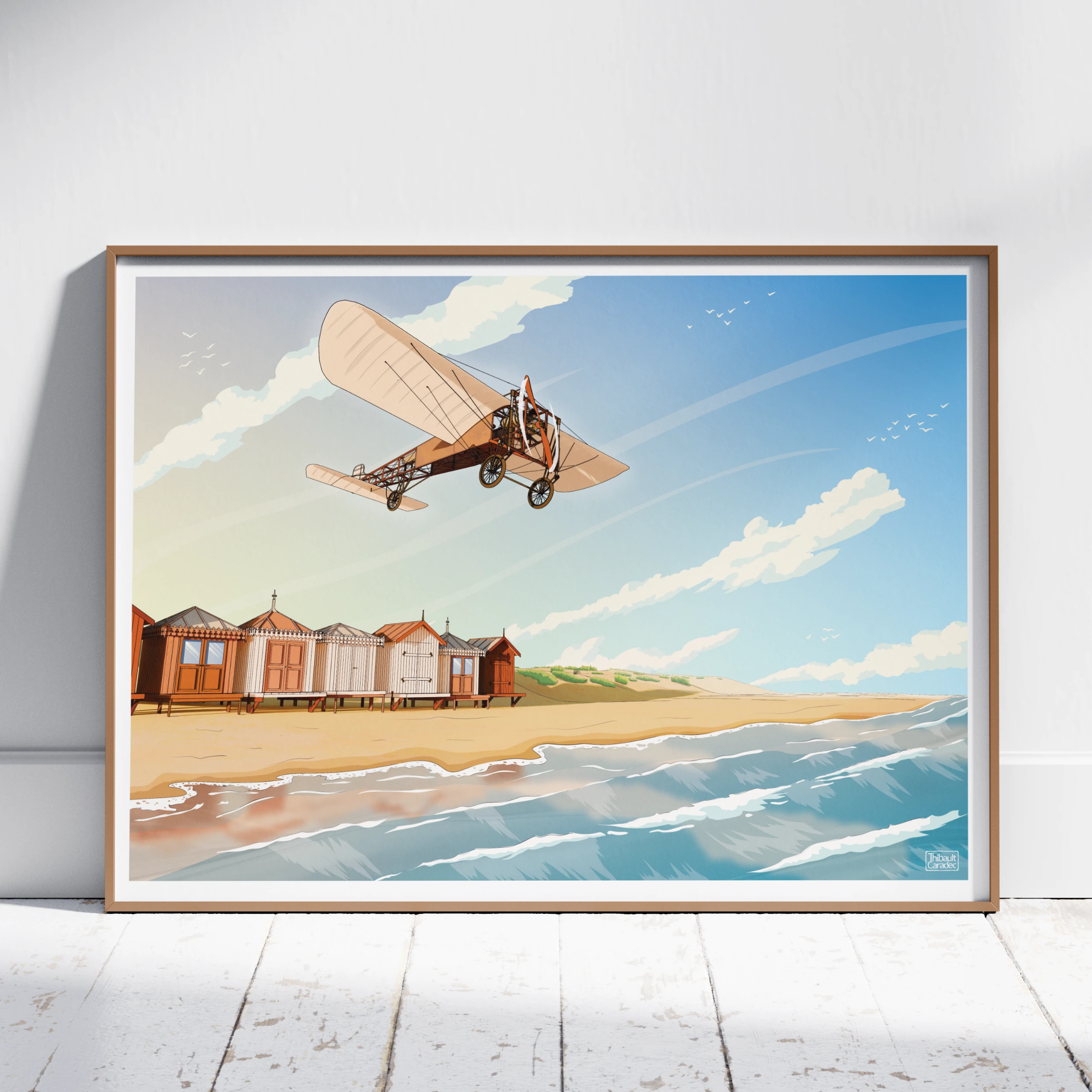 Affiche Blériot s'envole pour l'Angleterre
