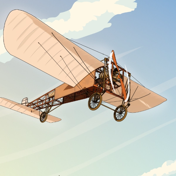 Affiche Blériot s'envole pour l'Angleterre – Image 2