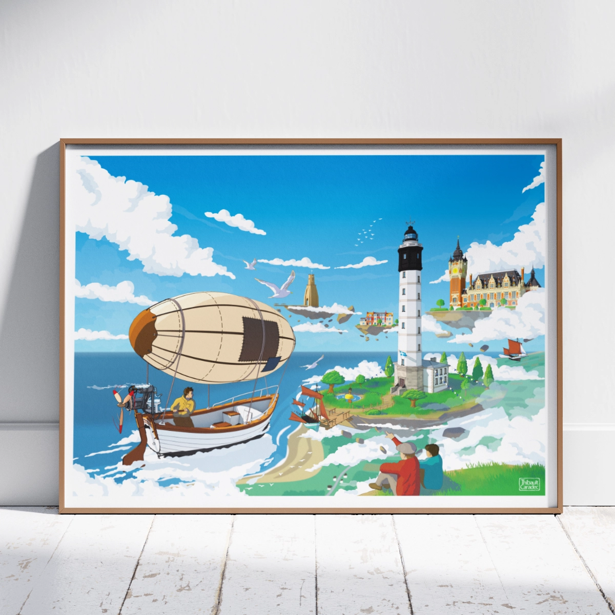 Affiche En Vol Vers Calais
