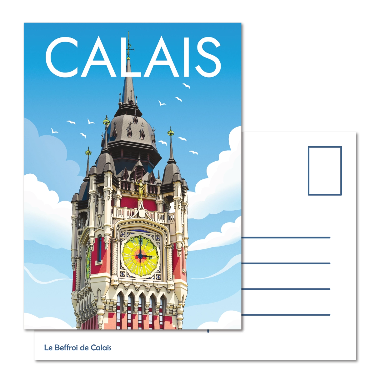 Carte Postale Le Beffroi de Calais