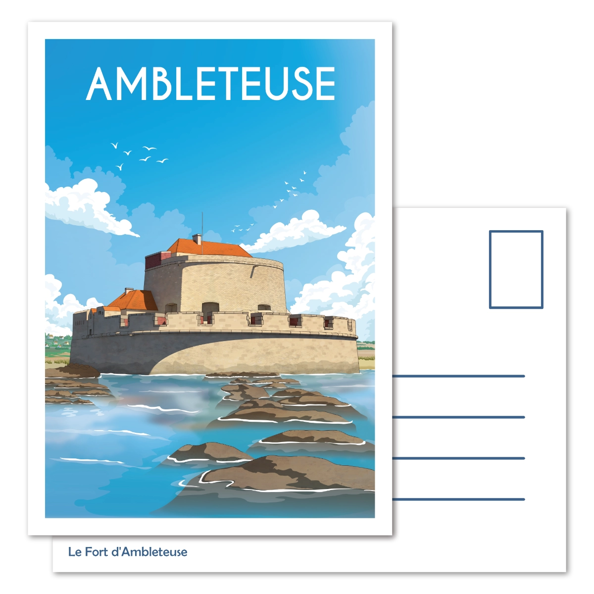 Carte Postale Le Fort d'Ambleteuse