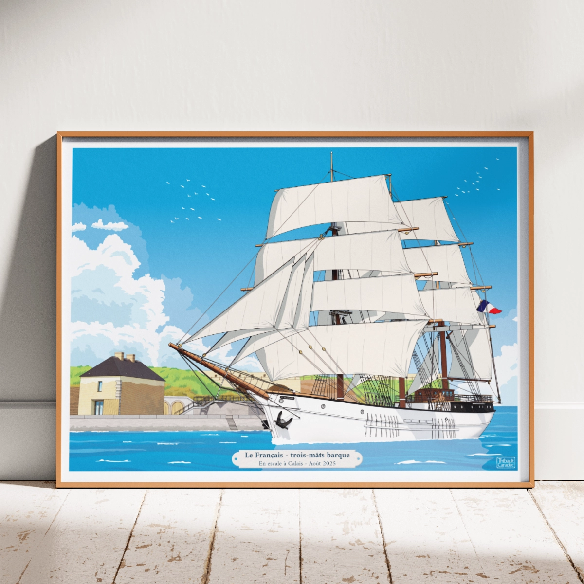 Affiche Le Français à Calais
