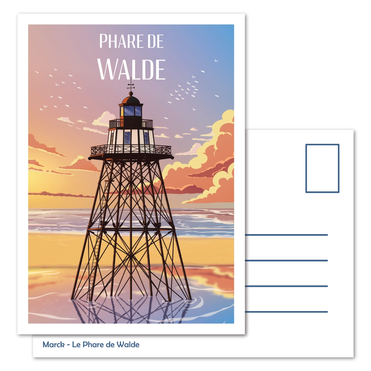 Carte Postale Le Phare de Walde