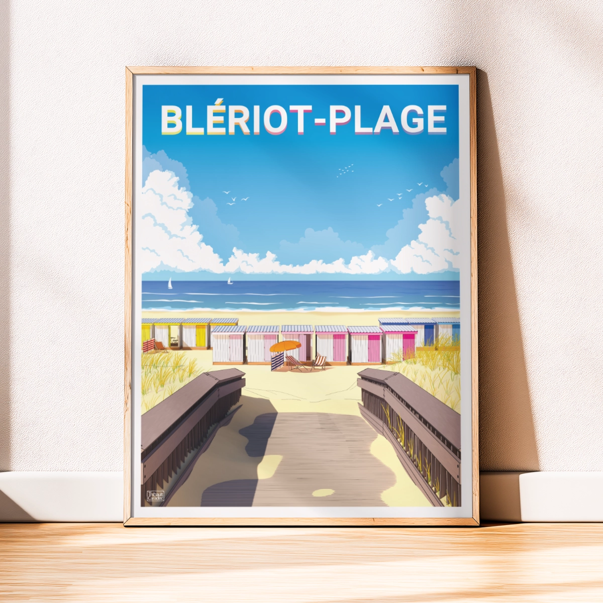 Affiche Les Chalets de Blériot-Plage